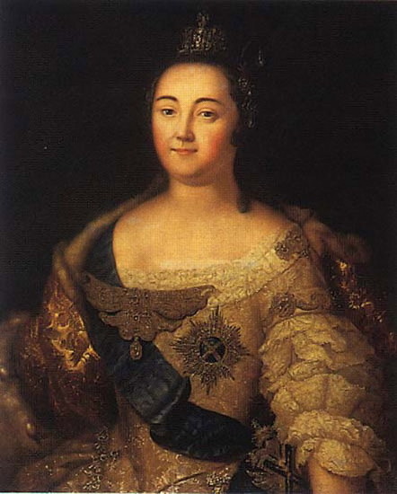 Image - Aleksei Antropov: Portrait of Empress Elizabeth.